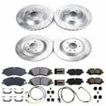 thumbnail image 3 of PowerStop Front and Rear Z23 Evolution Sport Carbon-Fiber Ceramic Brake Pad and Drilled & Slotted Rotor Kit Fits: LAND ROVER Select Models K7260, 3 of 10