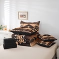 thumbnail image 4 of Erosebridal Hippie Aztec Bedding Queen Size,Bohemian Theme Comforter Sets with Sheets,Ultra Soft Reversible Bedding Sets Queen Size,Tribal Room Decorative,7 Pieces, 4 of 6