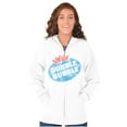 thumbnail image 4 of Dubble Bubble Vintage Double Zip Up Hoodie Men's Women's Brisco Brands M, 4 of 6