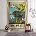 thumbnail image 1 of Tarjeta de tarot The Fool para colgar en la pared, 100 x 150 cm, poliéster, 1 of 1