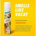 thumbnail image 5 of Batiste Dry Shampoo Tropical, Coconut & Floral Fragrance, No Rinse Spray 350ml, 5 of 6