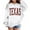White, variant on Kiijoy Toddler Girls Hoodie Texas Print Loose Pullover Hooded Sweatshirt, Sizes 3-4