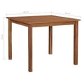 thumbnail image 3 of vidaXL Patio Table 33.5"x33.5"x29.1" Solid Acacia Wood, 3 of 3