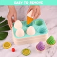 thumbnail image 3 of Silicone Ice Cute Small Maker With 6 Cavities | Sturdy And Summers Making In Drip Tray Homemade ，6 PCS 2oz Shape Ice Silicone Ice Moulds, 3 of 8