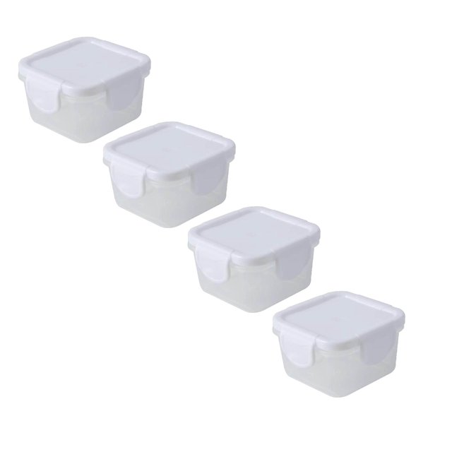 SUNONESIE 6/5/4/3/2/1pcs Small 5oz Food Storage Containers Reusable Food Storage Containers with Lids Leak Proof Condiment Food Containers Airtight Lunch Box