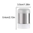 thumbnail image 3 of AJKSFHIU Stainless Steel Salt Pepper Dredge Shakers,Salt and Pepper Shakers,Stainless Steel Shaker for Salt Powder Sugar Cinnamon Pepper, Spice Dispenser with Adjustable Pour Holes, 3 of 7