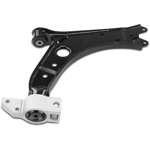 A-Premium Front Right Lower Control Arm, with Bushing, Compatible with VW Jetta 2005-2014, Golf 2011-2015, Eos 2010-2016, GTI 2006-2013, Rabbit 2006-2009, Audi A3 2006-2013, A3 Quattro 2007-2009