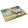 thumbnail image 2 of MKHERT Summer Deer with Big Horns on Whose Grow Leaves Doormat Rug Home Decor Floor Mat Bath Mat 30x18 inch, 2 of 3