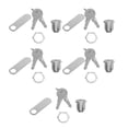 thumbnail image 1 of Cerradura de cilindro de leva, paquete de 5 cerraduras de caja de herramientas de leva para gabinete Cerradura de leva Eficiencia maximizada Jadeshay A, 1 of 8