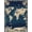 Navy Blue, Pattern 1, variant on ODIKA Map Top Ocean Educational Explorer Playroom Classroom Large Flowing for Small Living Room, Bedroom, Easy Care Kids Safe