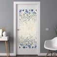 thumbnail image 3 of Non-Adhesive Static Cling Window Tint, Blue Eucalyptus Leaves Window Privacy Film Frosted, Farmhouse Retro Botanical Floral Insulated Windows Frosted Films for Living room, 35.4 x 78.7 Inches, 3 of 9