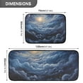 thumbnail image 3 of Moon in Clouds Kitchen Mats Set 2 Piece Non Slip Floor Foam Rugs Cushioned Soft Waterproof Carpet Runner for Dining Room Bathroom Laundry, 3 of 7