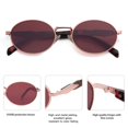 thumbnail image 4 of Gafas de Sol SOJOS Retro Oval SJ1224 UV400 para Mujer y Hombre, 4 of 6