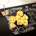 thumbnail image 4 of Juguetes de dados,Juego de dados acrílicos de colores y números multifacéticos de 7 piezas,Juguete de dados digitales de múltiples carasJuegos familiares para fiestas,Juego de dados, 4 of 8