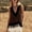 #528-Brown, variant on Women's Spring Summer Solid Color Western Cowboy Sleeveless Top, Fringe Detail V Neck Tank Blouse, Vintage Boho Shirt for Beach and Daily Wear Gift