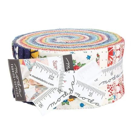 Dick Jane Fabric - Sweet Harmony by American Jane Jelly Roll Strips; 40 2.5 inch Strips - Moda Fabrics