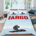 thumbnail image 2 of Fargo Conjunto de sábanas temático, trío de piezas, cómodo y amigable con la piel, diseño único, regalo de decoración para el hogar para familiares, amigos y fans,173cm *218cm, 2 of 6