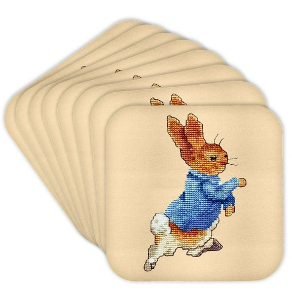 3drose, Peter Rabbit, Set of 8 Coasters - Soft