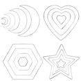 thumbnail image 4 of 16Pcs Creative Dream Catcher Rings for DIY Crafts Wall Hanging Wreaths (Silver), 4 of 9