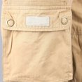 thumbnail image 6 of WTOBBY Men's Loose Casual Drawstring Waist Multi-Pocket Work Pants, Elastic Comfort Straight Leg Trousers for Outdoor Activities and Everyday Use,Khaki 34, 6 of 6