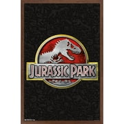 Jurassic Park - Logo Wall Poster, 22.375" x 34" Framed