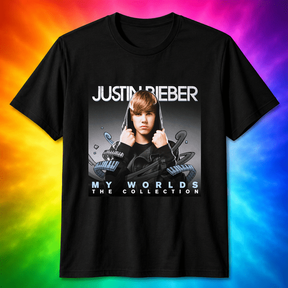 Justin Bieber My Worlds Pop Music Album Fan Graphic Gift Unisex T-Shirt M14021, S-5XL