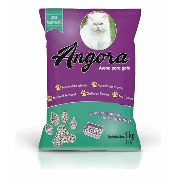 Arena para Gato Angora 25 kg (5 Pzas de 5 Kg)