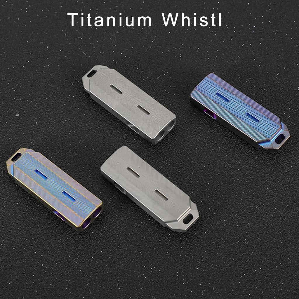 Yihuala High Frequency Double Tube Whistles Metal Alloy Camping Survival Whistles for Camping, Hiking, and Pet Training