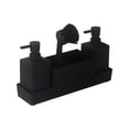 thumbnail image 1 of Dispensador de jabón líquido con esponja para fregar encimeras con compartimento de almacenamiento, fácil de usar Negro, 1 of 2