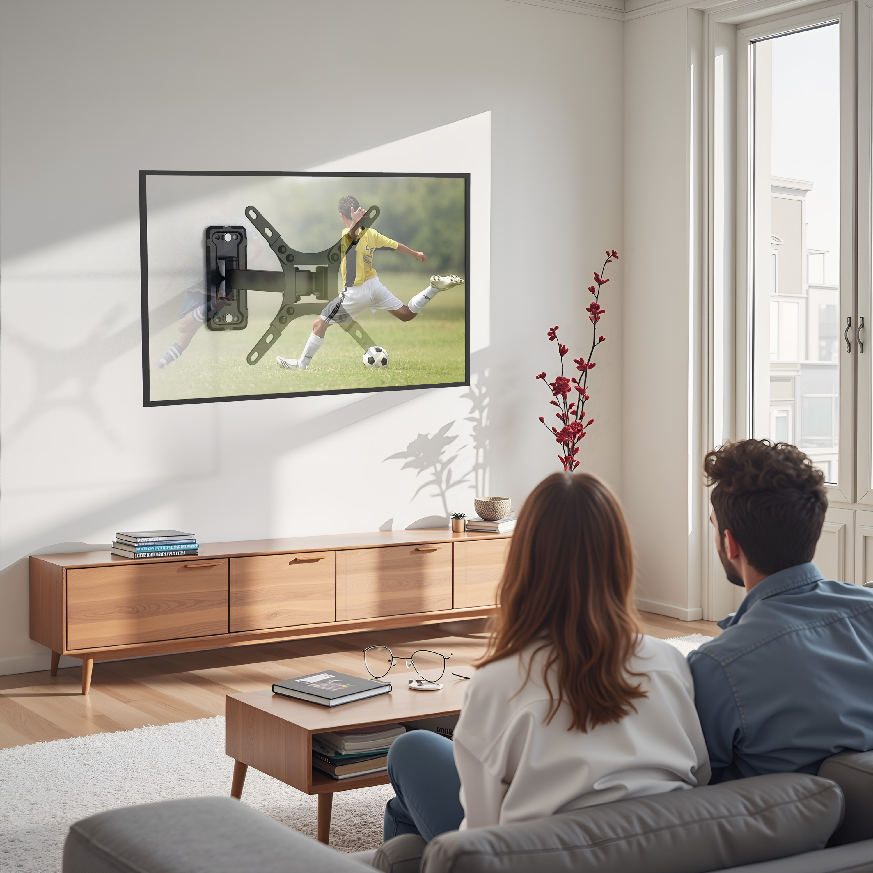 USX MOUNT Full Motion TV Wall Mount 13-42 Inch, 55 lbs photo 7