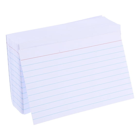 TEHAUX 200 Pcs Large Multi-Color Note Cards for Exam Preparation, Study, Flashcards, and Classroom Use