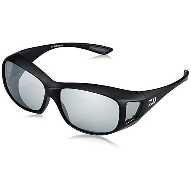 Daiwa Fishing Polarized Sunglasses Overglass DO-4033 Gray Flash Silver  Mirror 