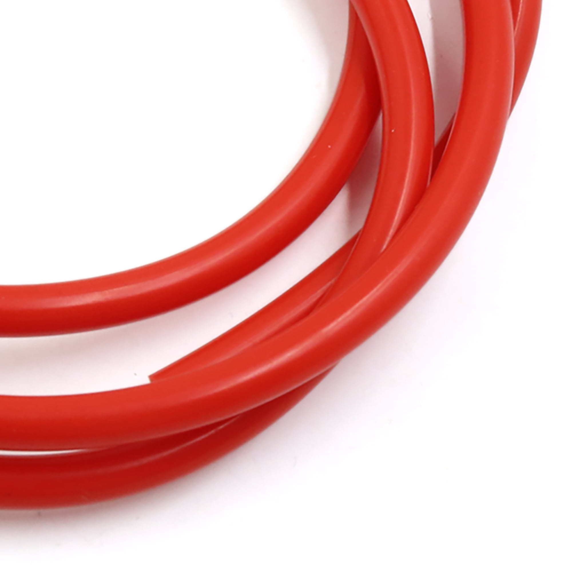 sourcingmap® 3m longueur 3 x 7mm rouge silicone résistante à chaleur flexible aspiration Tuyau tube pour voiture 