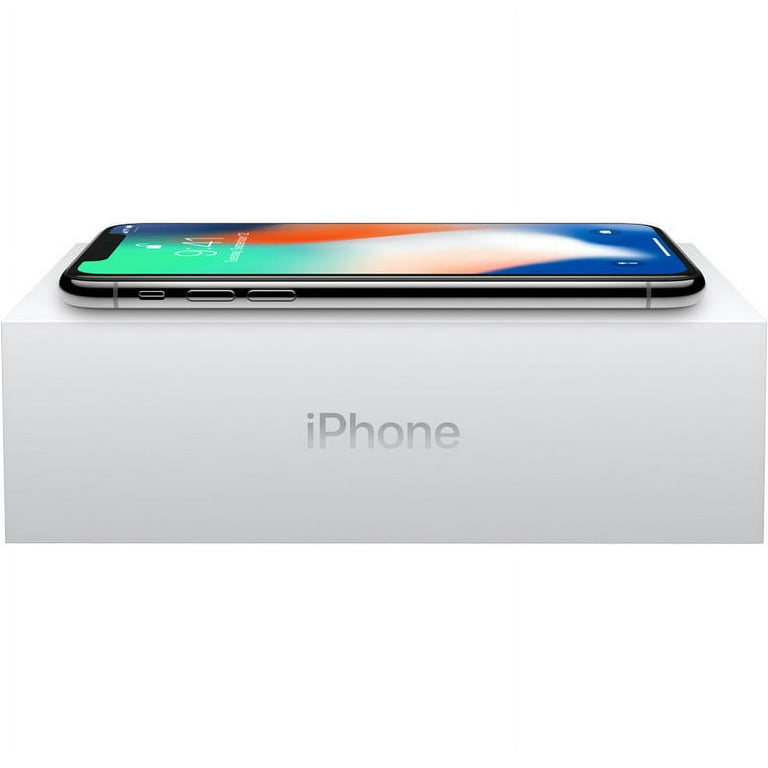 Apple iPhone X, 64GB, Silver - For T-Mobile (Renewed)
