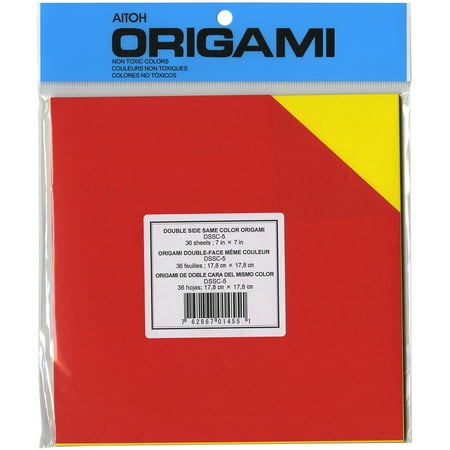 Origami Paper 7 X 7 36pk Assorted Colors Double Sided