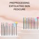 thumbnail image 3 of Juego de brocas para uñas cabezal de pulido de uñas de 10 piezas para salón de belleza ANGGREK Otros, 3 of 8