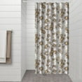 thumbnail image 3 of Boho Yellow Sunflower Shower Curtain 36x72 for Bathroom, Wildflower Floral Bee Butterfly Pattern, Quick-Dry Rustic Polyester with Hooks, Country Farmhouse Vintage Decor, 3 of 5