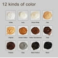 thumbnail image 3 of SEISSO Wood Repair Kit Touch up Paint Restore Any Wooden Furniture Stain, 12 Colors Cover Surface Scratch for Wooden Floor Table, Filler Furniture Paint Oak, Cabinet, Door, Veneer, Walnut 7 oz, 3 of 11