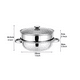 thumbnail image 2 of Olla Vaporera De Acero Inoxidable, De Cocina con 2 Capas Plateada, 2 of 5