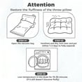 thumbnail image 5 of Sanmadrola Floor Pillow Cushion for Adults Set of 2, Chair Cushions Outdoor Indoor with String Chair Room Tatami Sofa,Beige, 5 of 8