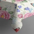 thumbnail image 4 of Pioneer Flower Floral Print Pattern Rectangle Tablecloth 60"x120", Waterproof Polyester Table Cloth, Wipeable Spillproof for Dining Camping Indoor Outdoor, 4 of 6