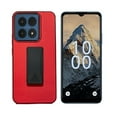 thumbnail image 2 of Phone Case for Boost Summit 5G,  Dual Layer Shockproof 360-Degree Rotating Belt Clip Case Cover with Kickstand (Red), 2 of 8