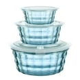 thumbnail image 1 of SIfdSeng Snack Tray 3 Fruit Box Fruit Containers with Tureen Bowl Clear Container Container Sealed Container Cereal Oatmeal Food Box Zero-Waste Plastic Snack Containers with Lids, 1 of 9