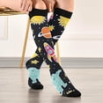 thumbnail image 5 of GZHJMY Space Compression Socks, Women Men Long Stocking (20-30mmHg), Travel Knee High Stockings for Athletic Sports,Running,Cycling,Nursing, 5 of 7