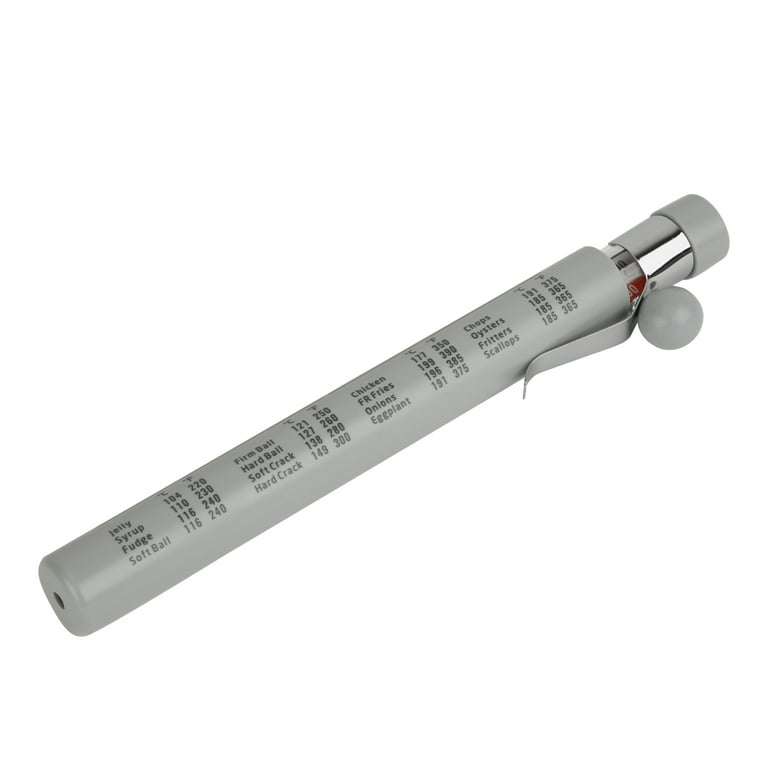 Mainstays Candy Thermometer, Clip Attachment with Easy to Read Red