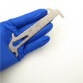 thumbnail image 4 of Cadena De Bicicleta, Regla De Medición De Cadena De Bicicleta De Acero Inoxidable, Indicador De Pérdida De Desgaste De Mtb, Herramienta De Reparación, Accesorios Para Exteriores Kearding OD008611-00, 4 of 7