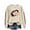 Beige, variant on Sweatshirts For Women Trendy Teen Girls Graphic Rugby Print Long Sleeve Pullover Top Loose Fit Hoodies 2024 Winter Outfits Fashion Clothes Beige XXL