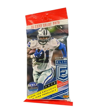 2019 Panini Donruss Elite NFL Football Fat Pack-first cards with NFL photography for 2019 NFL Rookies |30 Cards per