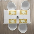 thumbnail image 3 of Ambesonne Vintage Place Mats Set of 4, Golden Floral Ornament, Standard Size, Cream Yellow, 3 of 4