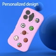 thumbnail image 5 of Allytechgroup Kids Case Compatible with iPhone 16 Pro Max 6.9", [1x Screen Protector] Soft EVA Slim Lightweight Kid-Friendly Design Shockproof Back Cover for Apple iPhone 16 Pro Max, Pink, 5 of 9